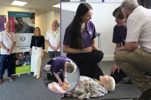 First Aid skills for life at The St Leonard’s Academy